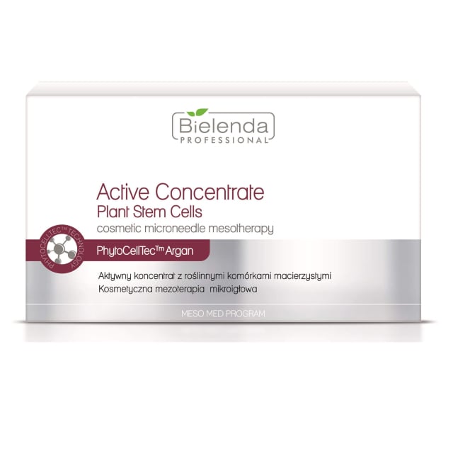 Clamanti Salon Supplies - Bielenda Professional Active Concentrate with Plant Stem Cells for Derma Roller Mesotherapy Ultrasound 10x3ml