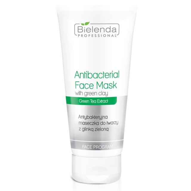 Clamanti Salon Supplies - Bielenda Professional Antibacterial Face Mask with Green Clay 150g