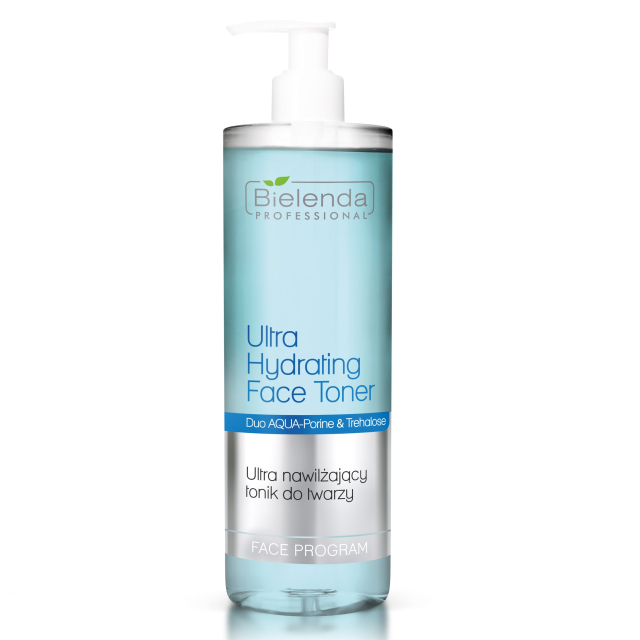 Clamanti Salon Supplies - Bielenda Professional Aqua Porine Ultra Hydrating Face Toner 500ml
