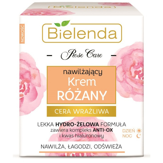 Clamanti Salon Supplies - Bielenda Rose Care Moisturising and Soothing Day Night Face Cream 50ml