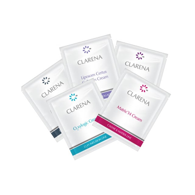 Clamanti Salon Supplies - Clarena Sample Set for The Care of Mature Skin 50pcs