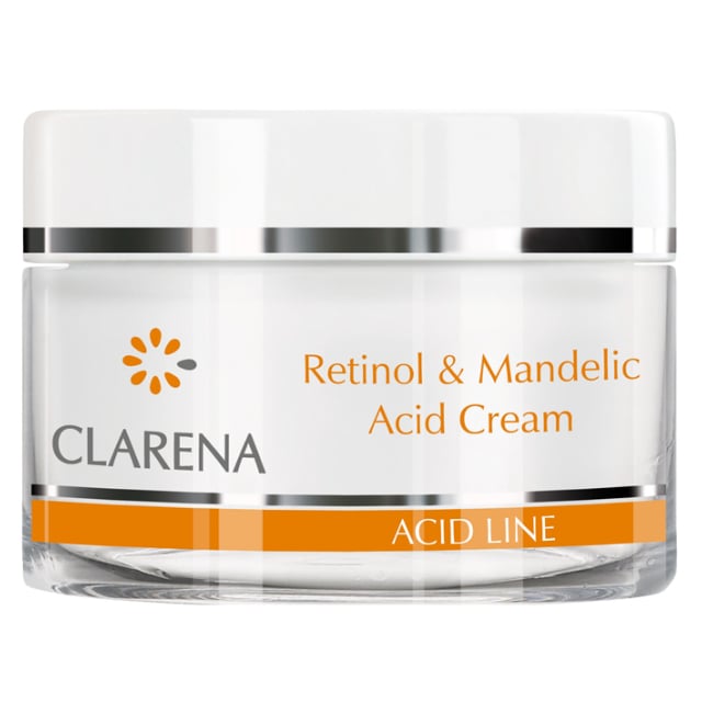 Clamanti Salon Supplies - Clarena Acid Line Retinol and Mandelic Acid Anti Wrinkle Brightening Night Cream 50ml