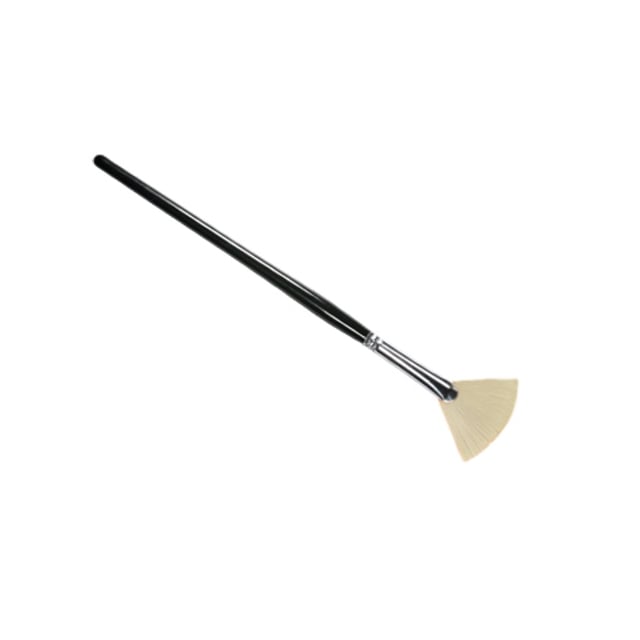 Clamanti Salon Supplies - Professional Small Fan Brush for Serum Acids or Makeup Application