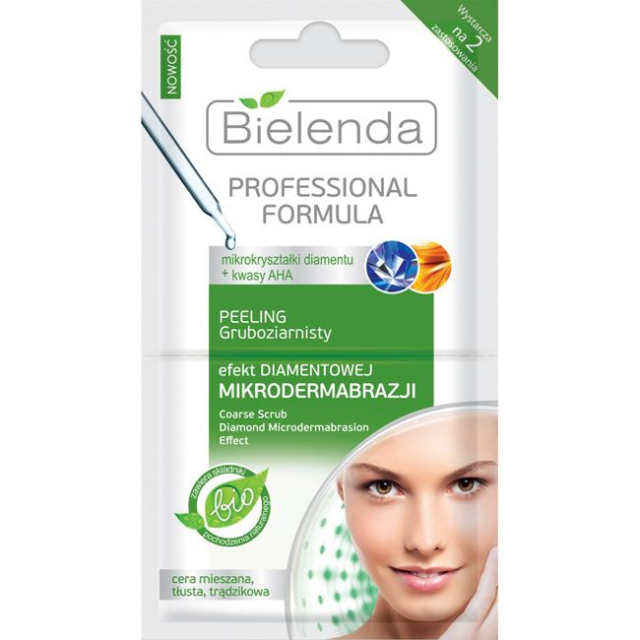 Clamanti Salon Supplies - Bielenda Professional Formula Coarse Grain Scrub Diamond Microdermabrasion Effect 2x5g