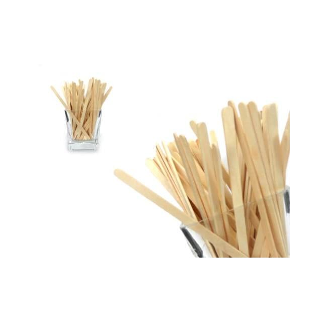 Clamanti Salon Supplies - Small Wooden Spatulas For Waxing 100 pcs