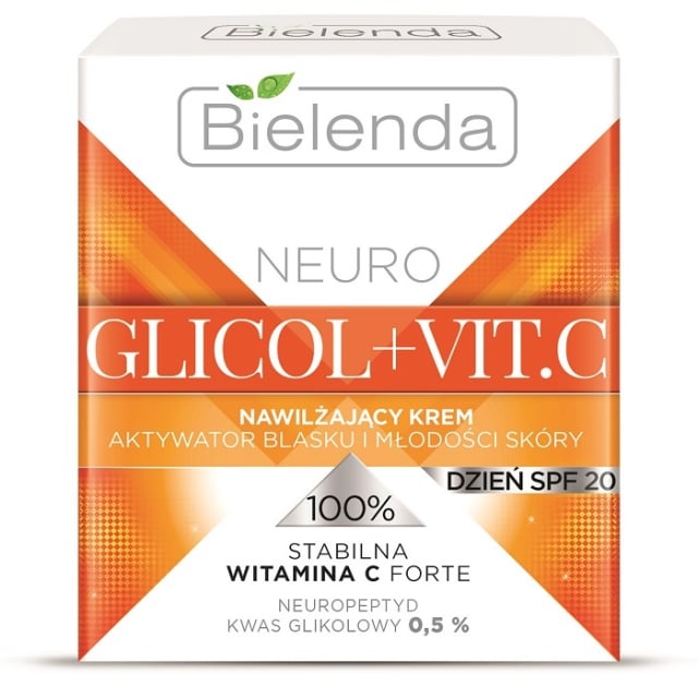 Clamanti Salon Supplies - Bielenda Neuro Glicol and Vit C Moisturising Day Cream Glow and Youth Activator SPF 20 50ml