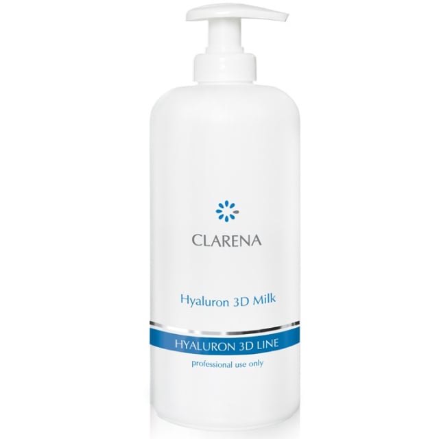 Clamanti Salon Supplies - Clarena Hyaluron 3D Ultra Moisturising Cleansing Milk for Make Up Removal 500ml