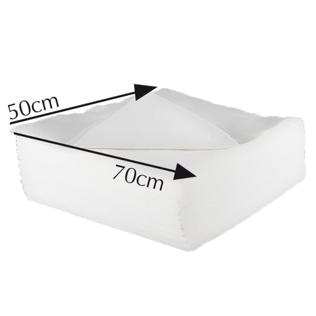 Clamanti Salon Supplies - Professional Non Woven Perforated Hairdressing Soft Towels 50x70cm 50pcs