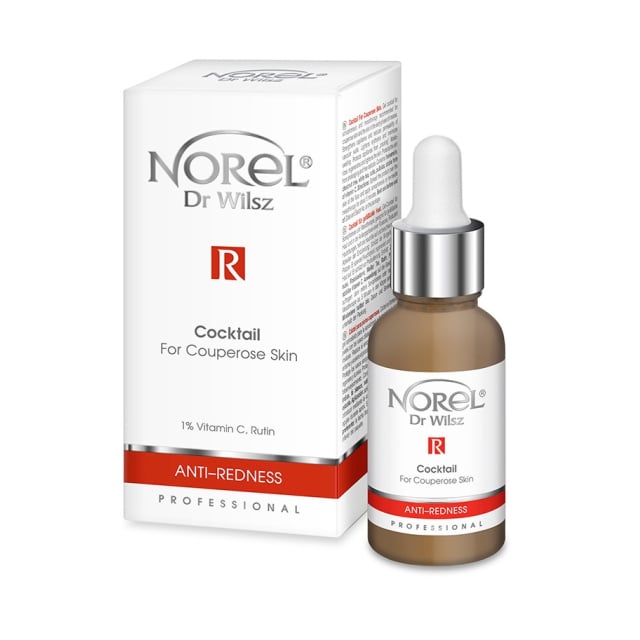 Clamanti Salon Supplies - Norel Professional Anti Redness Cocktail Couperose Skin Vitamin C Rutin for No-Needle Mesotherapy and Sonophoresis 30ml