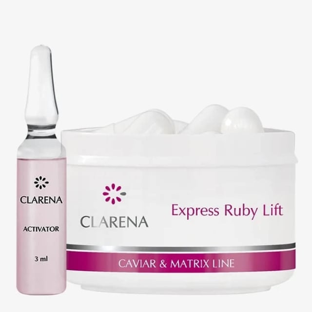 Clamanti Salon Supplies - Clarena Caviar Express Ruby Lift Mask for Sagging Skin 10 x 3ml