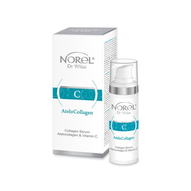 Clamanti Salon Supplies - Norel AteloCollagen Serum with Atelocollagen &amp; Vitamin C For Dry Dehydrated Skin 30ml