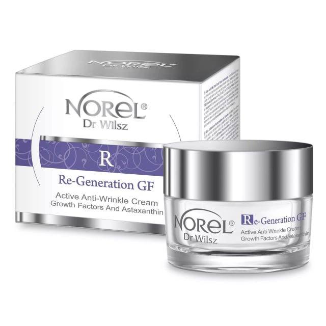 Clamanti Salon Supplies - Norel Re-Generation GF Anti Wrinkle Cream Growth Factors and Astaxanthin 50ml