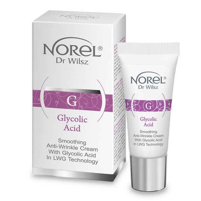 Clamanti Salon Supplies - Norel Glycolic Acid Smoothing Anti-Wrinkle Cream with Glycolic Acid in LWG Technology 15ml