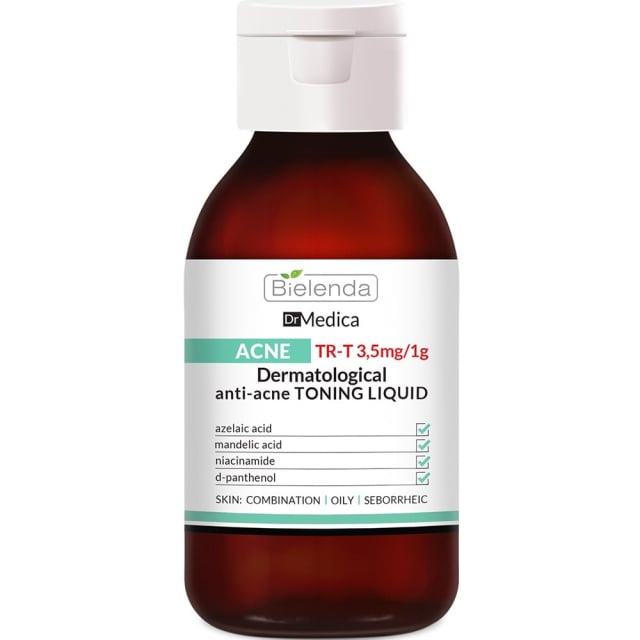 Clamanti Salon Supplies - Bielenda Dr Medica Dermatological Anti Acne Liquid Tonic for Face Cleavage and Back 250ml