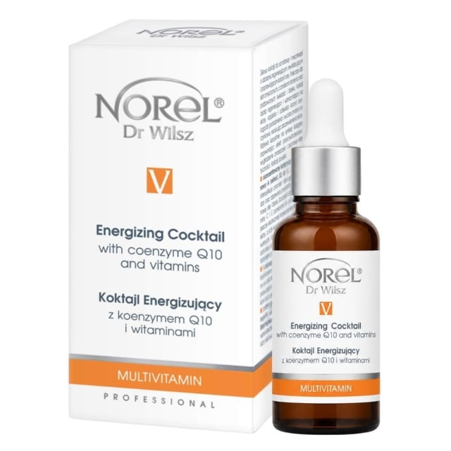 Norel Professional Multi Vitamin Energizing Cocktail with Q10 and Vitamins Sonophoresis Mesotherapy 30ml