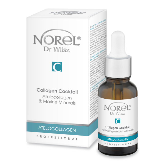 Clamanti Salon Supplies - Norel Professional Atelocollagen Cocktail with Marine Minerals For Sonophoresis and Needleless Mesotherapy 30ml