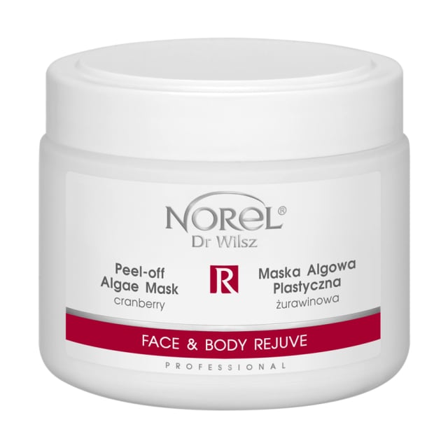 Clamanti Salon Supplies - Norel Professional Face & Body Rejuve Cranberry Peel Off Algae Mask 250g