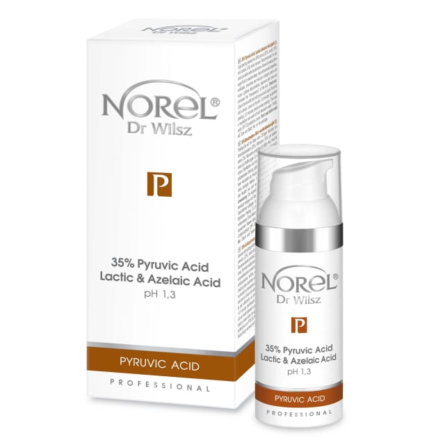 Clamanti Salon Supplies - Norel Professional Pyruvic Acid 35% Pyruvic Acid Lactic &amp; Azelaic Acid 50ml