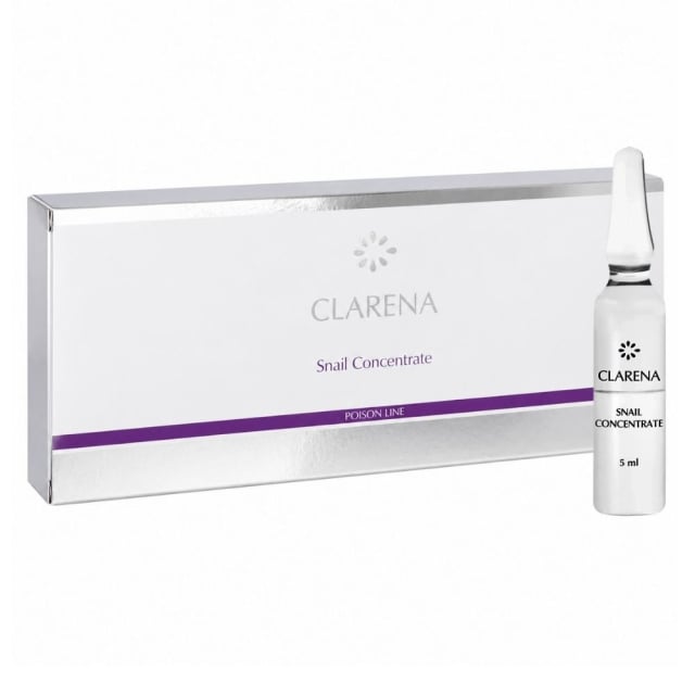 Clamanti Salon Supplies - Clarena Poison Snail Concentrate Regenerating Damaged Skin 8x5ml