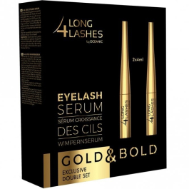 Long 4 Lashes Gold & Bold Double Eyelash Serum Gift Set 2x4ml