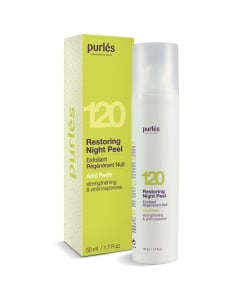 Purles 120 Home Care Acid Peel Restoring Night Peel Strenghtening & Anticouperose 50ml
