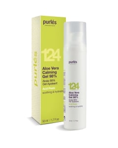 Clamanti Salon Supplies - Purles 124 Home Care Acid Peel  98% Aloe Vera Calming Gel Soothing & Hydrating 50ml
