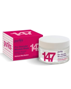 Clamanti Salon Supplies - Purles 147 Redness Stop System Pro Vascular Mousse Mask Calming & Strenghtening for Vascular and Sensitive Skin 50ml