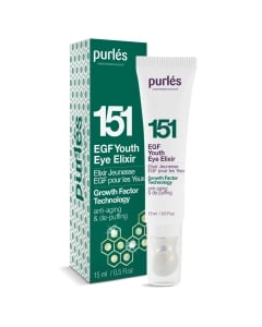 Clamanti Salon Supplies - Purles 151 Growth Factor Technology EGF Youth Eye Elixir Anti Aging & De-Puffing 15ml