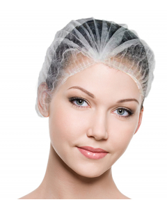 Clamanti Salon Supplies - Professional Non Woven Disposable Cosmetic Cap for Beauty Treatments 100pcs