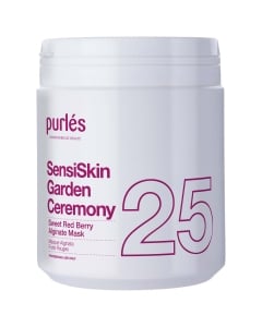 Clamanti Salon Supplies - Purles 25 SensiSkin Garden Ceremony Sweet Red Berry Alginate Mask Skin Hydration & Revitalization 700ml