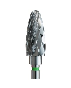 IQ Nails Tungsten Carbide Nail Drill Bit Pinecone Shaped Coarse Crosscut 6mm for Manicure and Pedicure 274.220.060