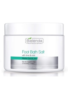 Clamanti Salon Supplies - Bielenda Professional Foot Bath Salt With Lime and Mint 600g