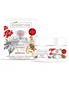 Clamanti Salon Supplies - Bielenda Red Ginseng 40+Moisturising Anti Wrinkle Day Night Cream 50ml