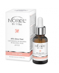 Clamanti Norel Professional 40% Glow Peel Lactobionic Acid & Ascorbic Acid, Succinic Acid 30ml