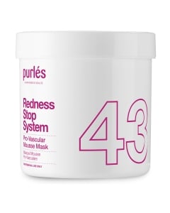 Clamanti Salon Supplies - Purles 43 Redness Stop System Pro-Vascular Mousse Mask for Vascular Skin & Rosacea 300ml
