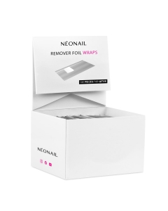 Clamanti Salon Supplies - NeoNail Nail Wrap Foil with Cotton Pad in Box 100pcs