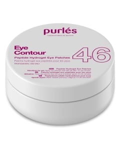 Clamanti Salon Supplies - Purles 46 Eye Contour Peptide Hydrogel Patches Soothing Moisturising & Rejuvenating 60 Pcs