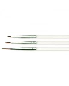 Clamanti Salon Supplies - NeoNail Set of 3 Nail Art Brushes