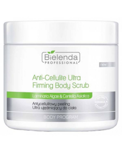 Clamanti Salon Supplies - Bielenda Professional Anti Cellulite Ultra Firming Body Scrub with Laminaria Algae and Cantella Asiatica 550g