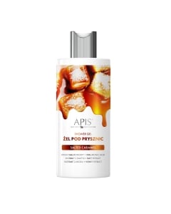 Clamanti Salon Supplies - Apis Salted Carmel Shower Gel with Hyaluronic Acid Date Extract & Honey Extract 300ml