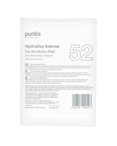 Purles 52 HydraOxy Intense Oxy Biocellulose Mask Skin Cell Activator for Radiant Complexion 1Pc