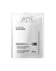 Clamanti Salon Supplies - Apis Professional Platinum Gloss Algae Mask with Cooper Tripeptide and Niacinamine 20g