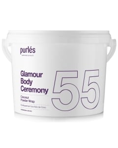 Purles 55 Glamour Body Ceremony Coconut Powder Wrap for Dry Skin Relaxing & Nourising 2500ml