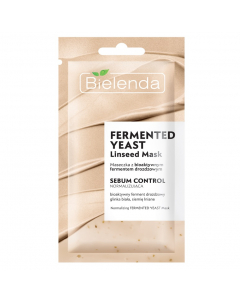 Clamanti Salon Supplies - Bielenda Bioactive Fermented Yeast and Luffa Scrub 2in1 Linseed Normalizing Face Mask with Sebum Control 8g