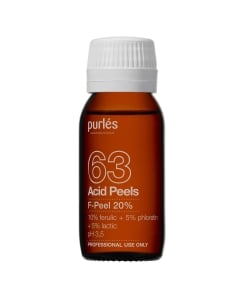 Purles 63 Acid Peels - F-Peel 20% Professional Brightening & Rejuvenating Peel 60ml