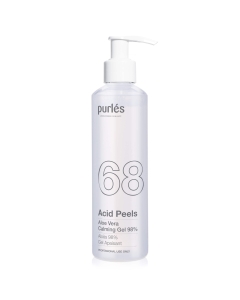 Purles 68 Acid Peels  98% Aloe Vera Calming Gel Soothing%  Hydration After Invasive Treatments 200ml