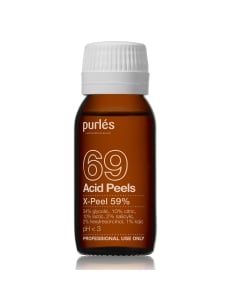 Clamanti Salon Supplies - Purles 69 Acid Peels 59% X-Peel Skin Rejuvenation & Anti Aging pH 3 50ml