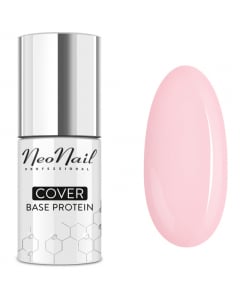 Clamanti Salon Supplies - NeoNail UV/LED Cover Base Protein Nude Rose 7ml