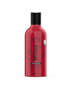 Clamanti- Apis Fruit Shot Cherry and Lotus Extract Shower Gel with 100% Vegan Formula 500ml
