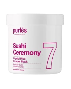 Clamanti Salon Supplies - Purles 7 Sushi Ceremony Crystal Rice Powder Mask Premature Ageing & Discoloration 300ml